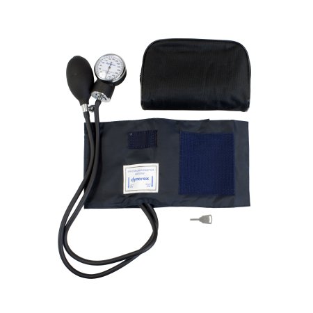 Dynarex - Aneroid Sphygmomanometer Unit 2-Tubes Adult Medium Cuff - 7107