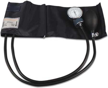 Dynarex Aneroid Sphygmomanometer Palm Style Hand Held 2-Tube Adult Size Arm - 7107