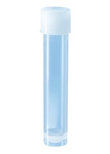 Sarstedt - Test Tube Round Bottom, Skirted Plain 16 X 79 mm 10 mL Without Color Coding Screw Cap Polypropylene Tube - 60.551.001
