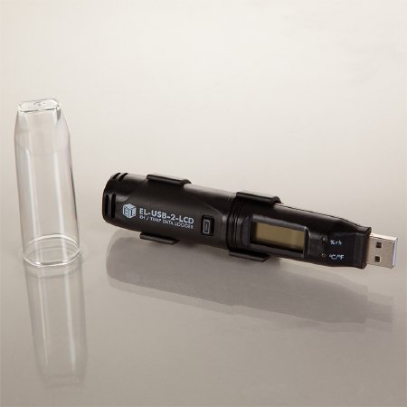 Health Care Logistics Temperature and Humidity Data Logger Fahrenheit / Celsius -35° to +80° C - 14147