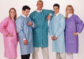 Long Sleeves Knee Length Lab Coat