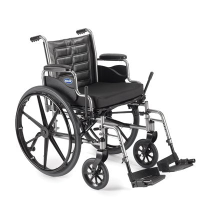 Invacare Tracer EX2 Wheelchair Dual Axle Desk Length Arm Padded, Removable Arm Style Mag Wheel 16 Inch Seat Width 250 lbs. Weight Capacity - TREX26RP/T94HEP