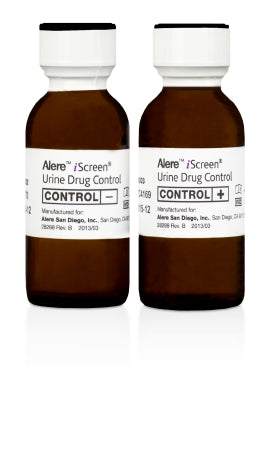 Alere Toxicology iScreen Urine Chemistry Control Kit Drug Screen Positive / Negative Level 2 X 20 mL - 88005