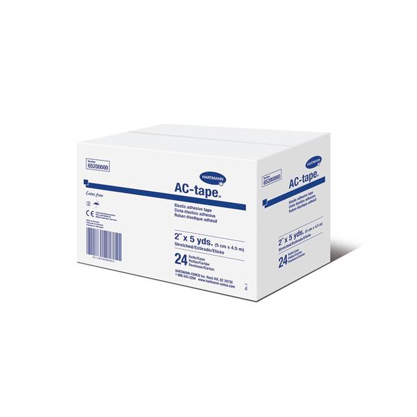 Hartmann USA Tape Athletic Ac Cotton/Elastic 2"X5Yd Adhesive White 24/Ca - 65200000