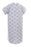 Standard Textile Patient Exam Gown 3X-Large Adult Champagne Blue Print - 74419730