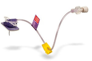 Bard PowerLoc EZ Power Huber Infusion Set 20 Gauge 1 Inch 7 Inch Tubing Without Port - SHW20-100