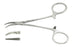 Miltex Padgett Hemostatic Forceps Dandy 4-3/4 Inch Surgical Grade Stainlesss Steel NonSterile Ratchet Lock Finger Ring Handle Curved Cross Serrated Jaws - PM-7103