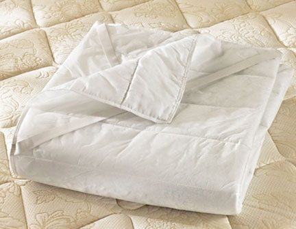 Hospitex / Encompass Group Encompass Mattress Pad 36 X 80 Inch Poly Cotton / Polypropylene For Twin Size Mattresses - JS9136