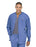 Landau Uniforms - Warm-Up Jacket Ceil Blue Medium Hip Length Reusable - 7551BCPMED