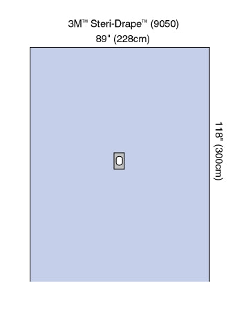 3M Steri-Drape Surgical Drape Aperture Drape 89 X 118 Inch - 9050