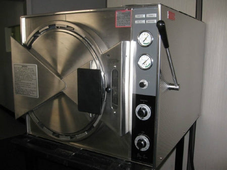 Auxo Medical Magnaclave Refurbished Manual Sterilizer Steam 15 X 15-1/4 X 26 Inch Chamber Single Door - AM-PC-MAGNACLAVE