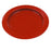Inner Lip - Plate Red Reusable Plastic 9 Inch Diameter - 62-0100