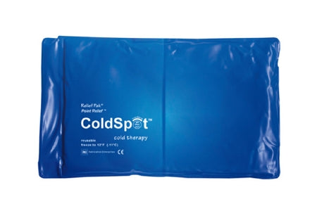 Fabrication Enterprises Relief Pak ColdSpot Cold Pack General Purpose Half Size 7 X 11 Inch Vinyl Reusable - 11-1003