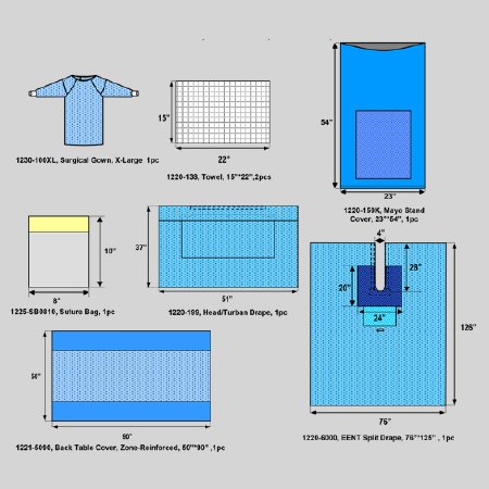 Welmed - EENT Drape Pack - 1250-1240