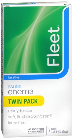 C.B. Fleet Fleet Enema 4.5 oz. 19 Gram - 7 Gram Strength Monobasic Sodium Phosphate / Dibasic Sodium Phosphate - 132020140