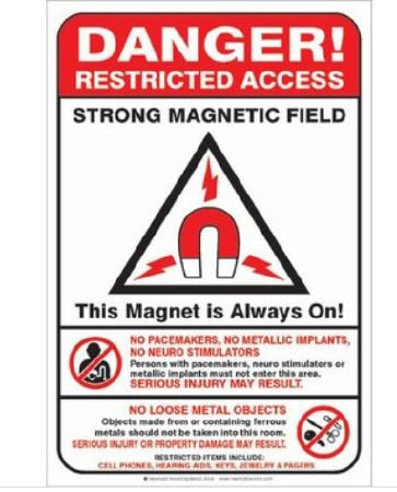 Newmatic Medical Caution Sign Danger Restricted Access - RWSE