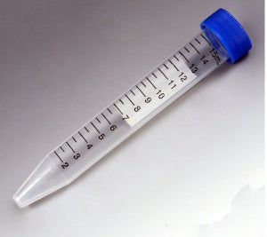 Globe Scientific Centrifuge Tube Conical Bottom Plain 17 X 120 Mm 15 Ml Blue Screw Cap Polypropylene Tube - 6286