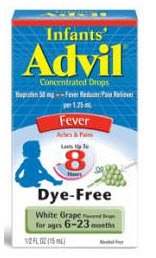 Pfizer Advil Children's Pain Relief 50 mg / 1.25 mL Strength Ibuprofen Oral Drops 0.5 oz. - 573019120