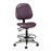 Premier Series - Lab Stool Backrest Pneumatic Height Adjustment 5 Casters Royal Blue - 2166-W-3RB