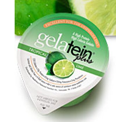 Medtrition/National Nutrition Gelatein Plus with MCT Oil Oral Supplement Tropical Lime 4 oz. Cup Ready to Use - 11697