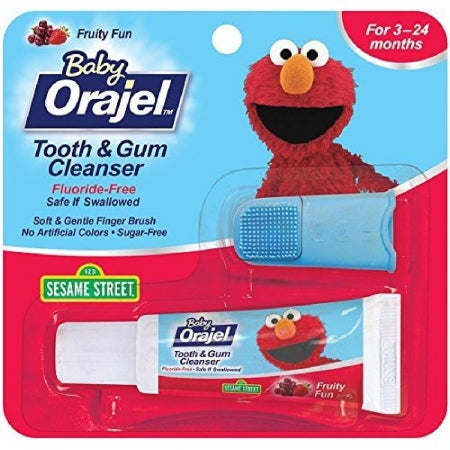 Church and Dwight Baby Orajel Tooth and Gum Cleanser Fruity Fun Flavor 0.7 oz. Tube - 31031032270