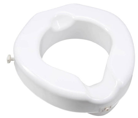 Apex-Carex Healthcare Carex Raised Toilet Seat 4-1/4 Inch Height White 500 lbs. Weight Capacity - FGB31300 0000