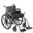 Invacare Tracer IV Bariatric Wheelchair Heavy Duty Desk Length Arm Padded, Removable Arm Style Mag Wheel Midnight Blue 22 Inch Seat Width 450 lbs. Weight Capacity - T4X22RDAP