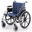 Tracer IV Heavy Duty - Bariatric Wheelchair Dual Axle Desk Length Arm Midnight Blue Upholstery 24 Inch Seat Width Adult 450 lbs. Weight Capacity - T4X24RDAP