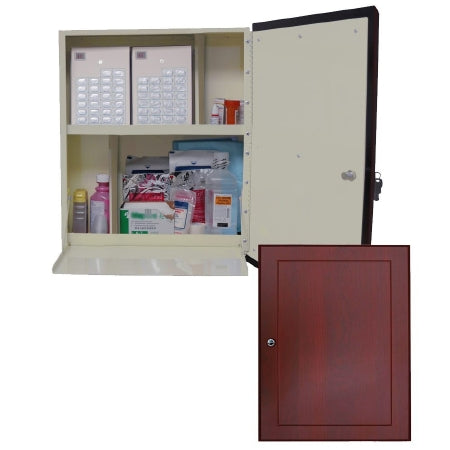 Harloff Medication Cabinet Exterior Wall Mount Steel Single Lock - WL2790-DC