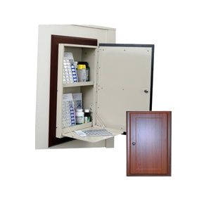 Harloff Narcotic Cabinet In Wall Mount Steel Single Lock - WL2780RECTRM-DC