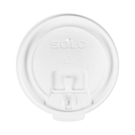 Solo - Lid Plastic, White, Liftback and Lock Tab - LB3081-00007