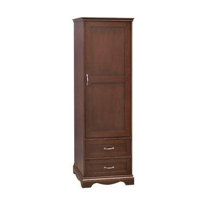 Invacare Somerset Collection Wardrobe 22.937 X 72.312 X 24.187 Inch 2 Drawers Single Door / Square Panel - IH32770-2