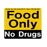 Indeed - Pre-Printed Label Auxiliary Label Orange Vinyl Food Only No Drugs Black / White Temperature Control 3 X 3-5/8 Inch - 2375-01