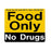 Health Care Logistics Indeed Pre-Printed Label Auxiliary Label Food Only No Drugs Orange 3 X 3-5/8 Inch - 2380-01