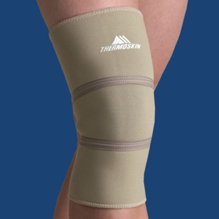 Patterson Medical Supply Thermoskin Knee Support Medium Slip-On 12-1/2 to 13-1/4 Inch Circumference Left or Right Knee - 55030003