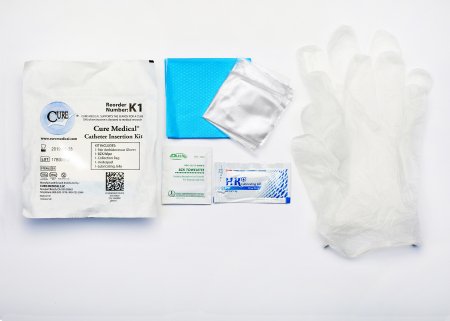 Cure Medical Cure Catheter Insertion Tray Universal Without Catheter Without Balloon Without Catheter - K2
