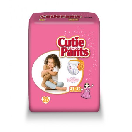 First Quality Cutie Pants Toddler Training Pants Pull On 2T to 3T Disposable Heavy Absorbency - CR7007