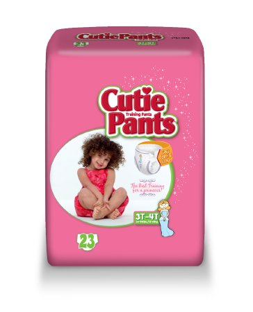 First Quality Cutie Pants Toddler Training Pants Pull On 3T to 4T Disposable Heavy Absorbency - CR8007