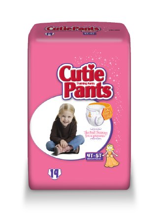 First Quality Cutie Pants Toddler Training Pants Pull On 4T to 5T Disposable Heavy Absorbency - CR9007