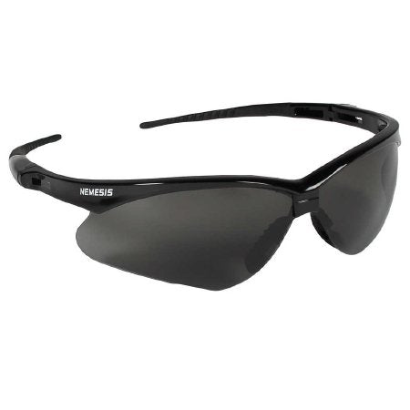 Jackson Safety Nemesis - Safety Glasses Anti-fog Coating Smoke Tint Polycarbonate Lens Black Frame Over Ear One Size Fits Most - 22475