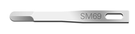 Swann-Morton - Surgical Blade Stainless Steel No. 69 Sterile Disposable Individually Wrapped - 01SM69