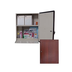 Harloff Medicine Cabinet Exterior Wall Mount Steel Single Lock - WL2790-DC