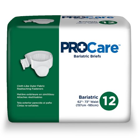 ProCare - Unisex Adult Incontinence Brief 2X-Large Disposable Heavy Absorbency - CRB-017