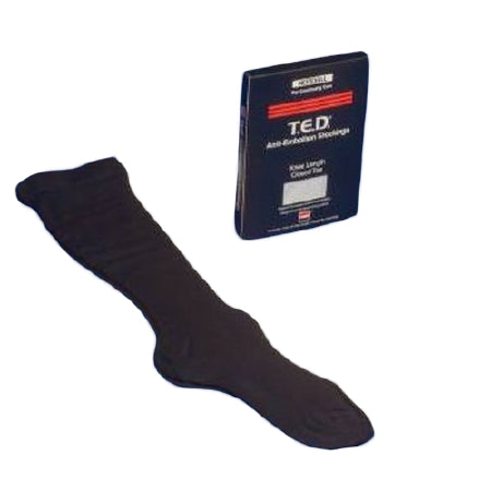 Cardinal T.E.D. Anti-embolism Stockings Knee High Small Black Closed Toe - 4434