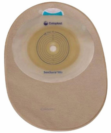 Coloplast SenSura Mio Filtered Ostomy Pouch One-Piece System 8-1/2 Inch Length, Maxi 9/16 to 2-1/4 Inch Stoma Closed End Flat, Trim to Fit - 10835