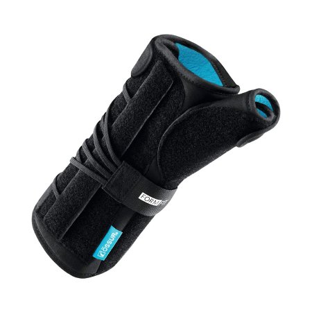 Ossur Formfit - Wrist Brace with Thumb Spica Aluminum / Copper / Cotton / Polyamide / Polyester / Polyurethane Left Hand Black One Size Fits Most - B-253603109