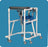 Combo - Walker Adjustable Height PVC Frame 300 lbs. Weight Capacity 37-1/2 to 44-1/2 Inch Height - CW88