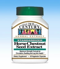 21st Century Nutritional Products 21st Century Herbal Supplement 600 mg Strength Horse Chestnut Seed Extract Capsule - 74098521781
