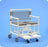 IPU IPU Commode / Shower Chair ipu PVC Frame Mesh Back 24 Inch Height - VL OF20 P 700FR