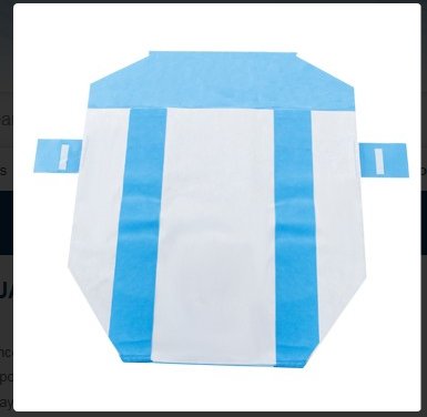 SMART-FOLD* H650 - Sterilization Wrap White / Blue 40 X 47 Inch Dual Layer SMS Polypropylene Steam / EO Gas / Hydrogen Peroxide - 14271